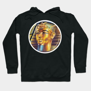 King Tut Chalk Art Sticker Hoodie